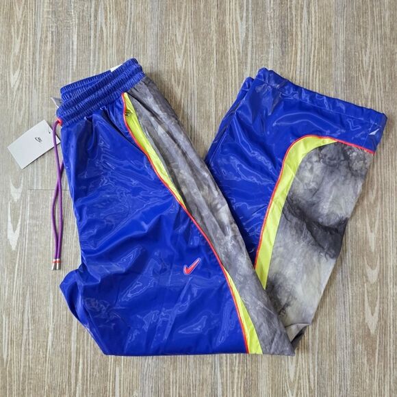 Nike Project FROG Men's Track Pants Joggers Size XL Deep Night Blue Black Lemon - Picture 4 of 16